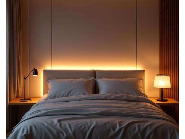 アンビエント照明ヘッドボード