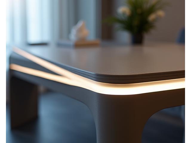 光るデザインテーブル